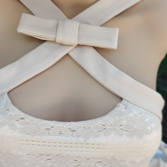 Embroidered floral lace fit and flare mini - Picture 16 of 16